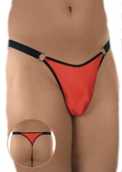 SoftLine Collection — rozm. S/L, elastan/lycra, czerwony wzór 4425