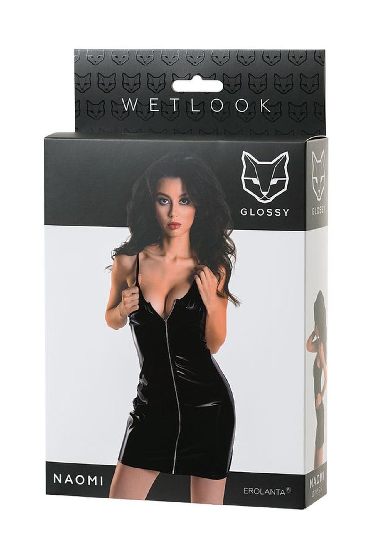 Glossy Naomi — rozm. M, czarny Glossy Naomi — rozm. M, czarny