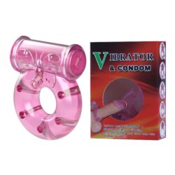 Baile Vibrating — wibracje klasyczne, tpe/tpr, różowy Baile Vibrating — wibracje klasyczne, tpe/tpr, różowy